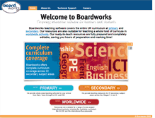 Tablet Screenshot of boardworks.co.uk
